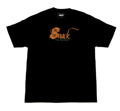 SNACK / FINE GARMENTS TEE [BLACK]
