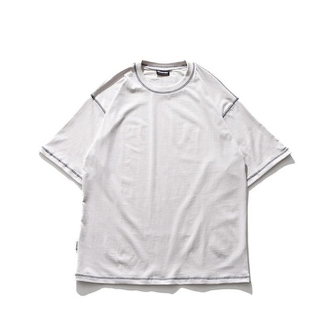 Lidairpeaks / Stitched cotton t-shirts [Steel]