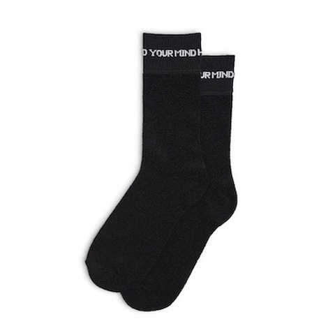 Last Resort AB / Reverse Terry Socks "Black"