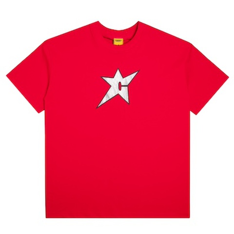 CARPET COMPANY / C-Star Metallic Tee [Red]