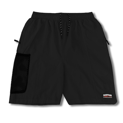 DAMAGE / CAMPSIDE SHORTS [Black]