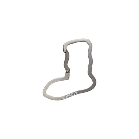 WHIMSY / SOCKS LOGO CARABINER [Silver]