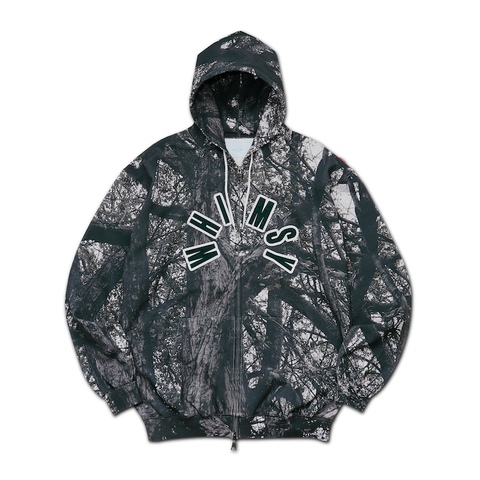 WHIMSY / Arch Logo Zip Hoodie [Camo]