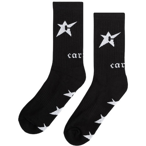 CARPET COMPANY / C-Star Sock [Black/Silver]