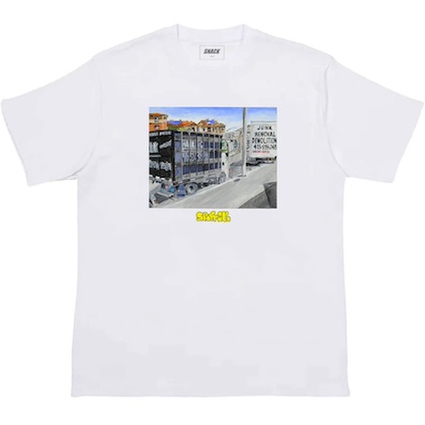 SNACK / JUNK REMOVAL TEE [White]