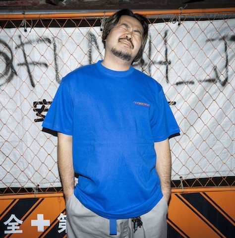 COCKROACH / OG LOGO STICH - T [Blue]