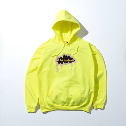LOLA'S HARDWARE / Bolt Cloud Hoodie [NEON LIME GREEN]