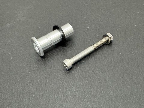 NS50R/F用　Racingステップキット用リペアカラー&ボルトナットセット