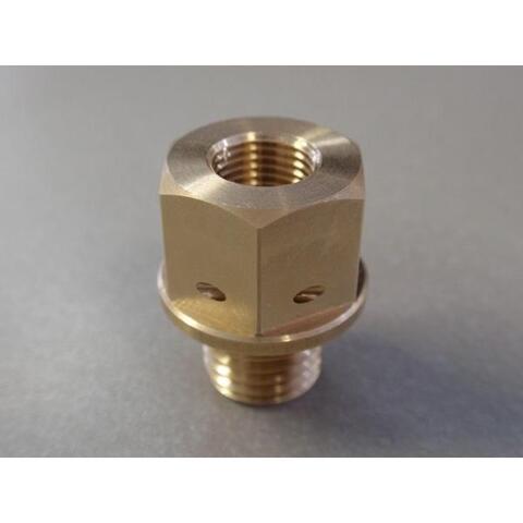 R00412 ワイヤーロック穴付センサーフィッティング　M12P1.5-PT1/8-28