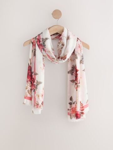 ローズプリント　薔薇　ビスコーズ大判ストール　