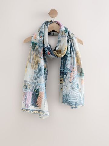 ニューヨーク　クリスマスプリント　スカーフ