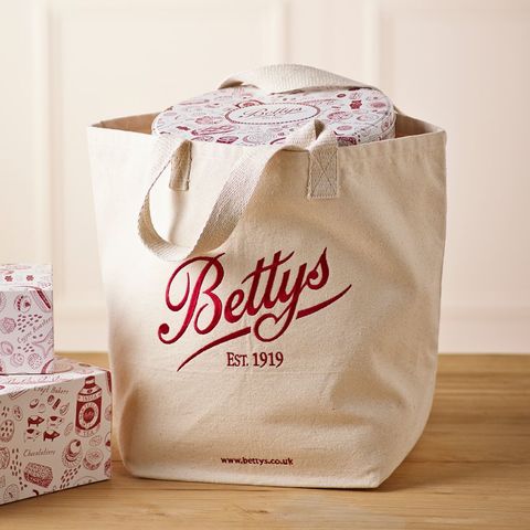 Bettys　ベティーズ キャンバストートバッグ　イギリスの老舗テイールームBettysトートバッグ
