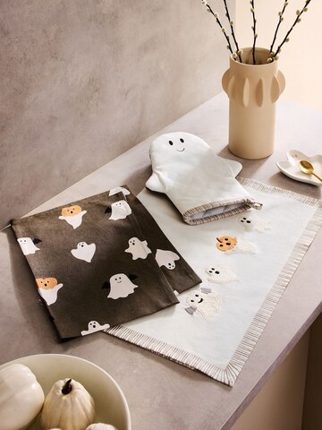Halloween ハロウィンゴーストティータオル2枚とオーブンミットキッチン3点セット 