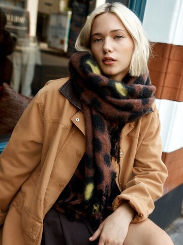 レオパードプリント - 厚手ストール　ロンドン直輸入