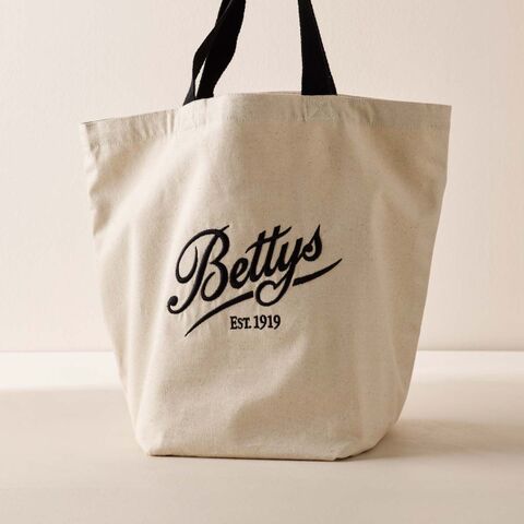 Bettys刺繍入りベティーズコットンショッパー　　数量限定　日本未発売　　Bettysクリスマスお届け便　リミテッドエディション　 ベティズ　ティ―ルーム 　