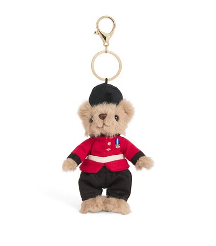 Harrodsベアー　新作 ミニハロッズベアーキーリング　バッキンガム宮殿衛兵テディベアマスコットキーホルダー
