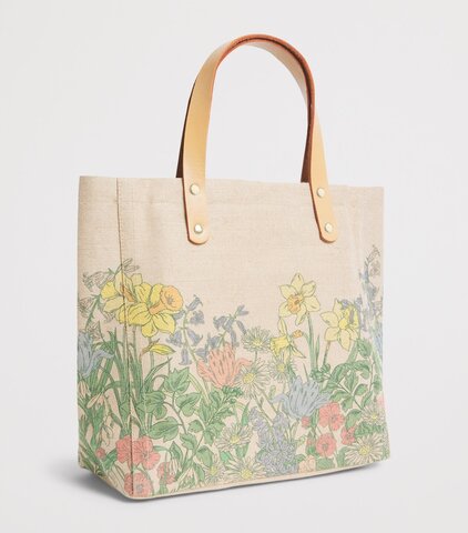 2/18からお届け可能　ハロッズ イースターマーケットトートバッグ　2026年イースターコレクション　Harrods Small Canvas Easter Market Tote Bag