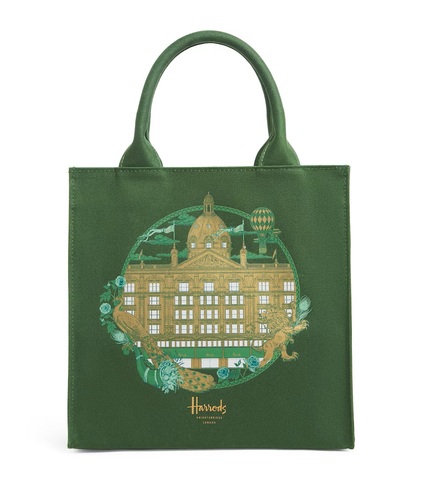 Harrods ハロッズ　Cotton Heritage Grocery Shopper Bag スモールショッパーバッグ　2025年限定販売品