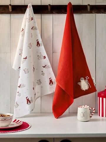 Merry Cristmas クリスマス ペンギン　ティータオル2枚セット 