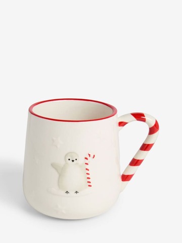 クリスマスペンギンマグカップ　きらぼし　クリスマス　マグ　　ロンドン直輸入　