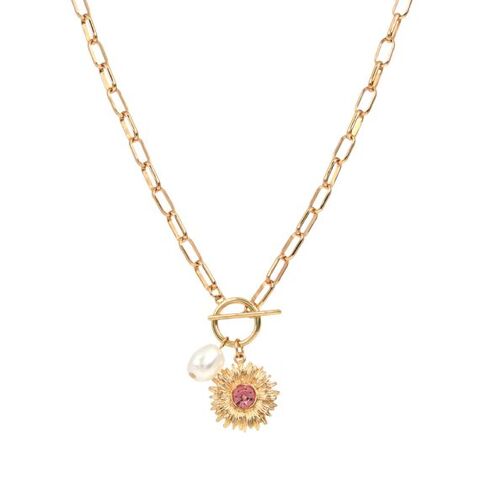 バッキンガム宮殿　イーストウィングひまわりネックレス　　ロイヤルコレクション