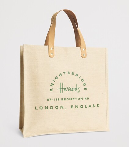 2025年11月発売　ハロッズ フードホールエコバッグ　最新ハロッズショッパーバッグ