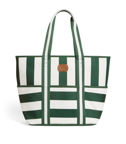 送料無料　Harrods　新作　ハロッズ ストライプクーラートートバッグ