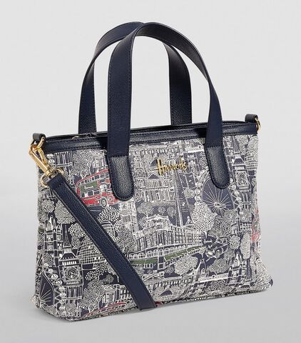 Harrods　ハロッズロンドンスカイライン2wayトートバッグ