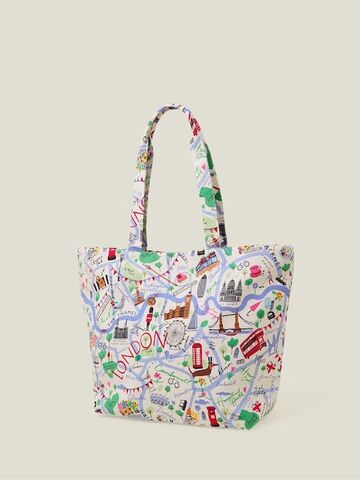 Accessorize ロンドンマップ ショッパーバッグ　ロンドン直輸入　	