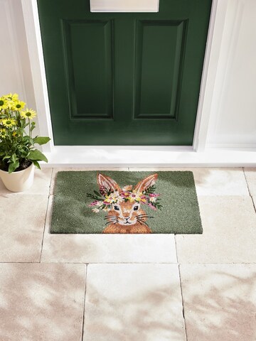 Happy Spring イースターバニーDoormat　春のうさぎドアマット　ロンドン直輸入　