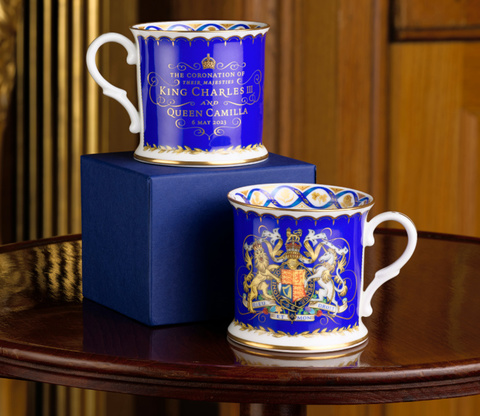 英国王チャールズ三世　コロネーション記念 戴冠式 タンカード　英国王室バッキンガム宮殿公式　ロイヤルコレクション