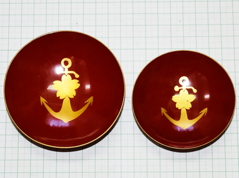海軍満期木盃 大小２杯組
