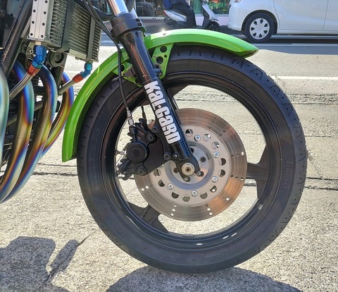 Z1000J1/2＆社外ホイール＆サンスター３００ｍｍ用CP2696サポートKIT
