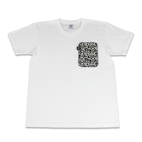 【Dead stock】ZAKAI x SUIKO ‘suiko icon camo' Zip Pocket T-shirt [WHITE]