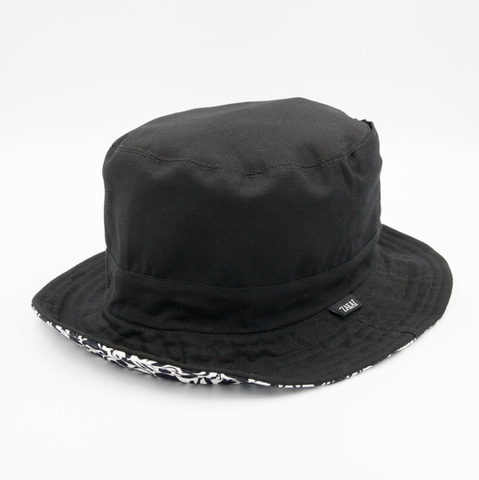 【Dead stock!】ZAKAI x SUIKO ‘suiko icon camo' REVERSIBLE LOW SAFARI HAT [BLACK]