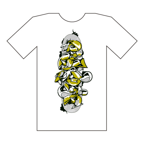 Weekend Warrior x SUIKO「切磋琢磨」 TEE : WHITE