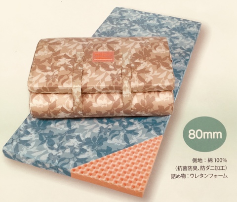 ダブルサイズ敷きふとん 健圧敷きふとん ハードタイプ 80mm 160ニュートン 東京西川 送料無料 送料無料 健圧 快眠 体圧分散 凹凸 寝姿勢