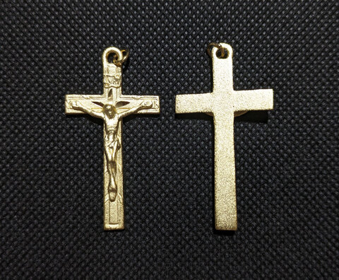 手編みロザリオ・全金属 (全長:65cm) 3fc1c7844e94ce2a867e40cebbe3e8