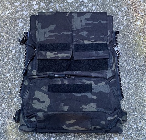 Crye Precision Pouch Zip-On Panel 2.0 Multicam Black S-M