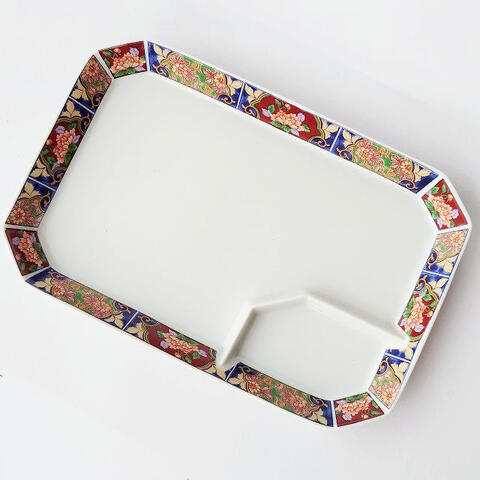 【昭和 大皿】38cm 日本の風景デザインの平皿 山口陶器店】昭和レトロの食器と雑貨類を安く通販 ＜ 【山口陶器