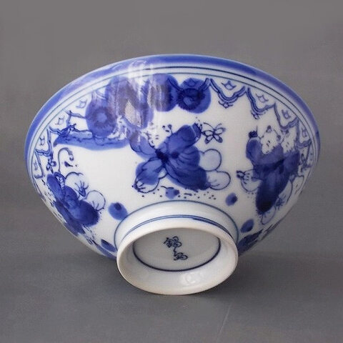 伝統的な陶器 茶碗 植物模様 duralex_ch-k3497