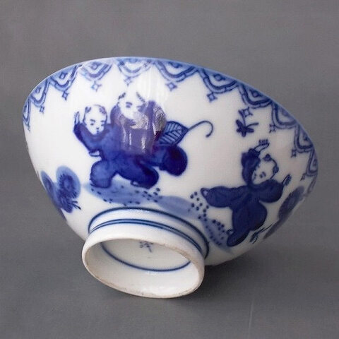 伝統的な陶器 茶碗 植物模様 Amazon | 茶碗 飯碗 陶器/撥水 鳳凰 茶碗 中平/フェニックス