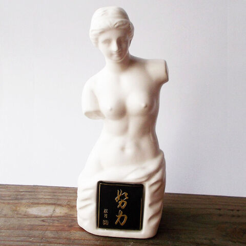 深海魚様用です！　純和風『裸婦像』置物昭和レトロ　セラミック陶磁器像　ポーセリン 楽天市場】金魚鉢 陶器 おしゃれ 和風 水鉢 睡蓮鉢 メダカ鉢