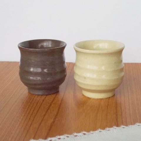 ろくろめ背高可愛い形の反り口ぐい呑み