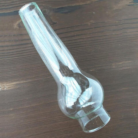 ガラス製ホヤ/ガスランプに使うガラス製の筒/古い時代アンティーク