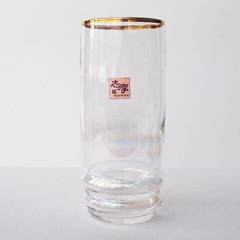 カメイガラス志摩タンブラーグラス/キラキラ輝くゴージャスラスターパール彩