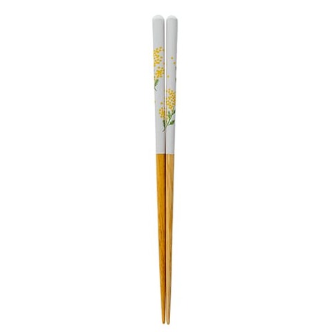 Mimosa Waltz (ミモザワルツ)箸 オフホワイト　23cm