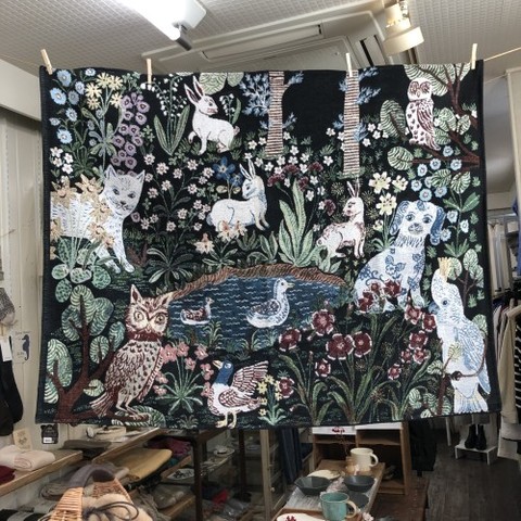 Nathalie Lete Soft Tapestry rug Garden
