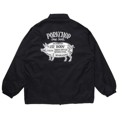 ◎ PORK BACK COACH JKT/BK×WH