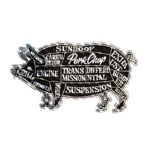 ◎ HOLOGRAM PORK STICKER